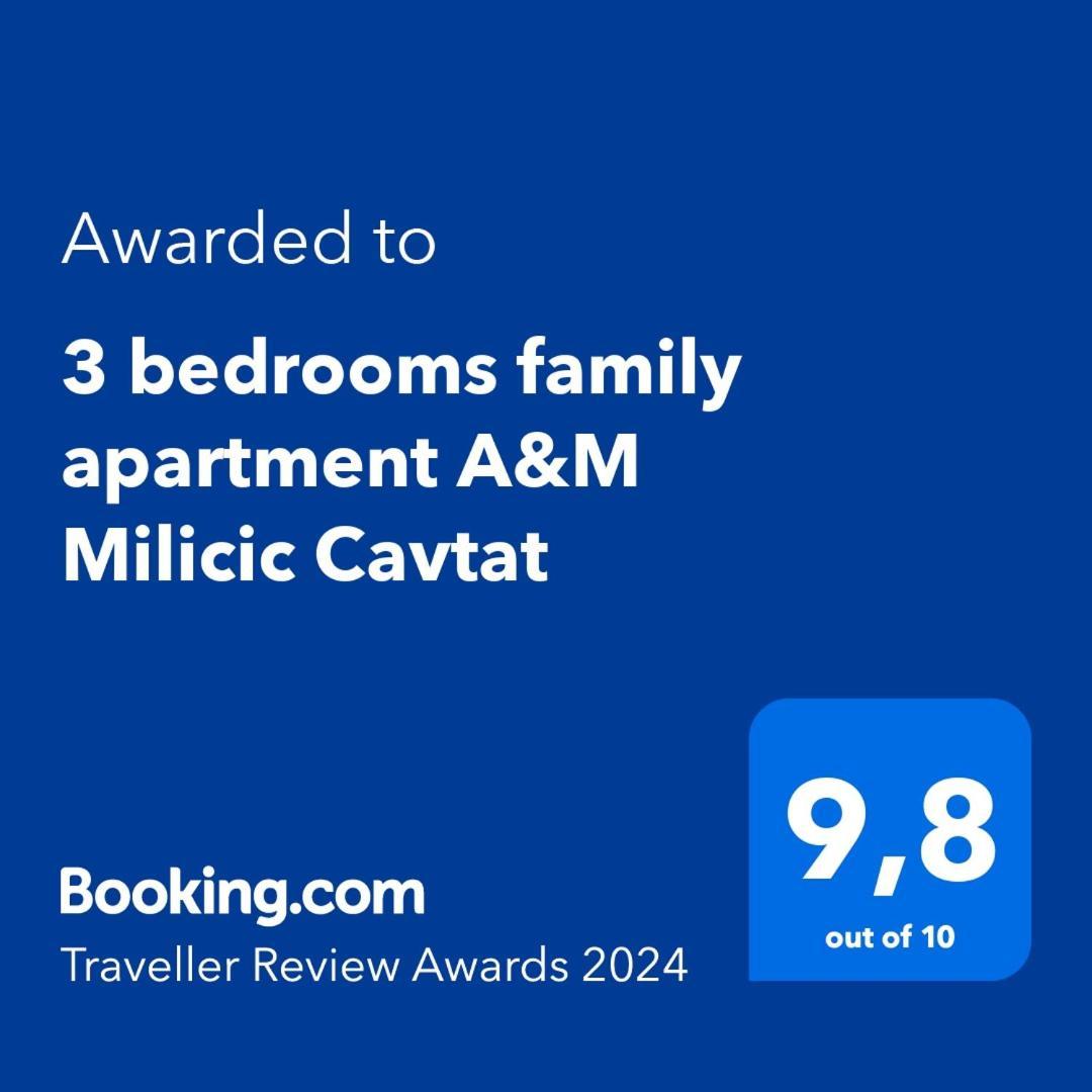 A&M Cavtat Family Apartment - 3 Bedrooms And Free Parking Extérieur photo